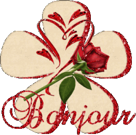 Gif bonjour roses